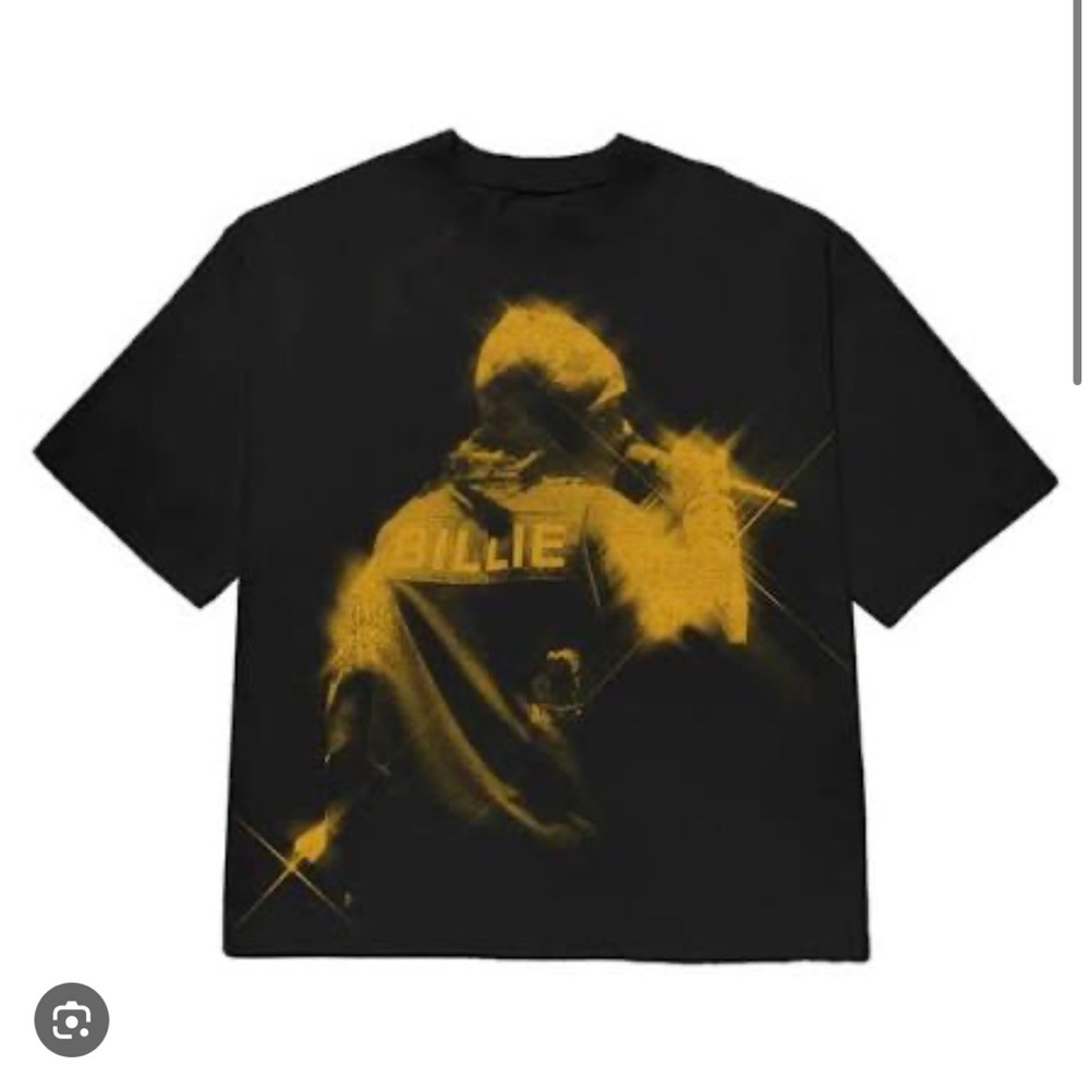 Billie Black and Gold Short Sleeve Tee